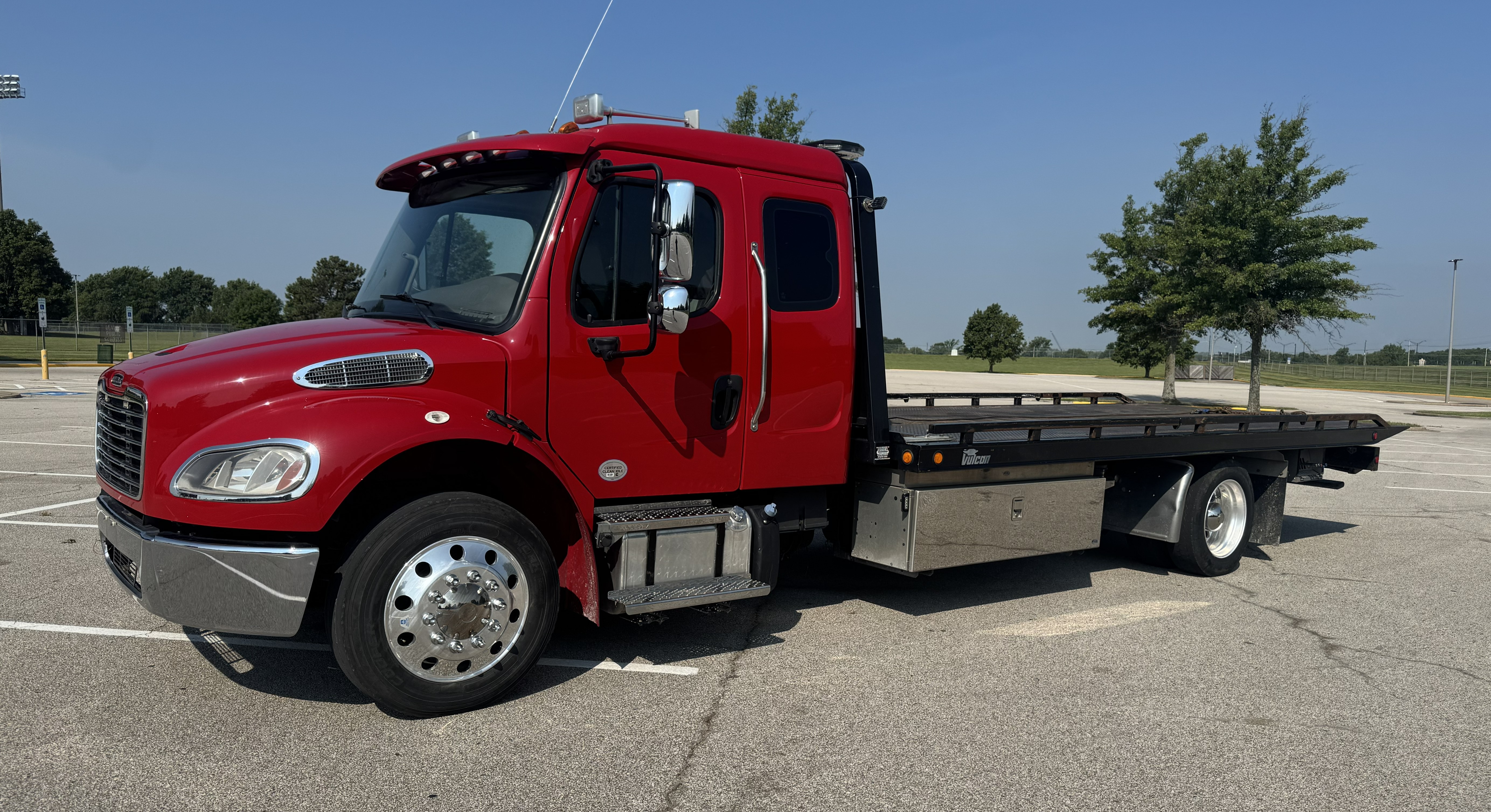 [2022 Freightliner M2 Extended Cab Red]