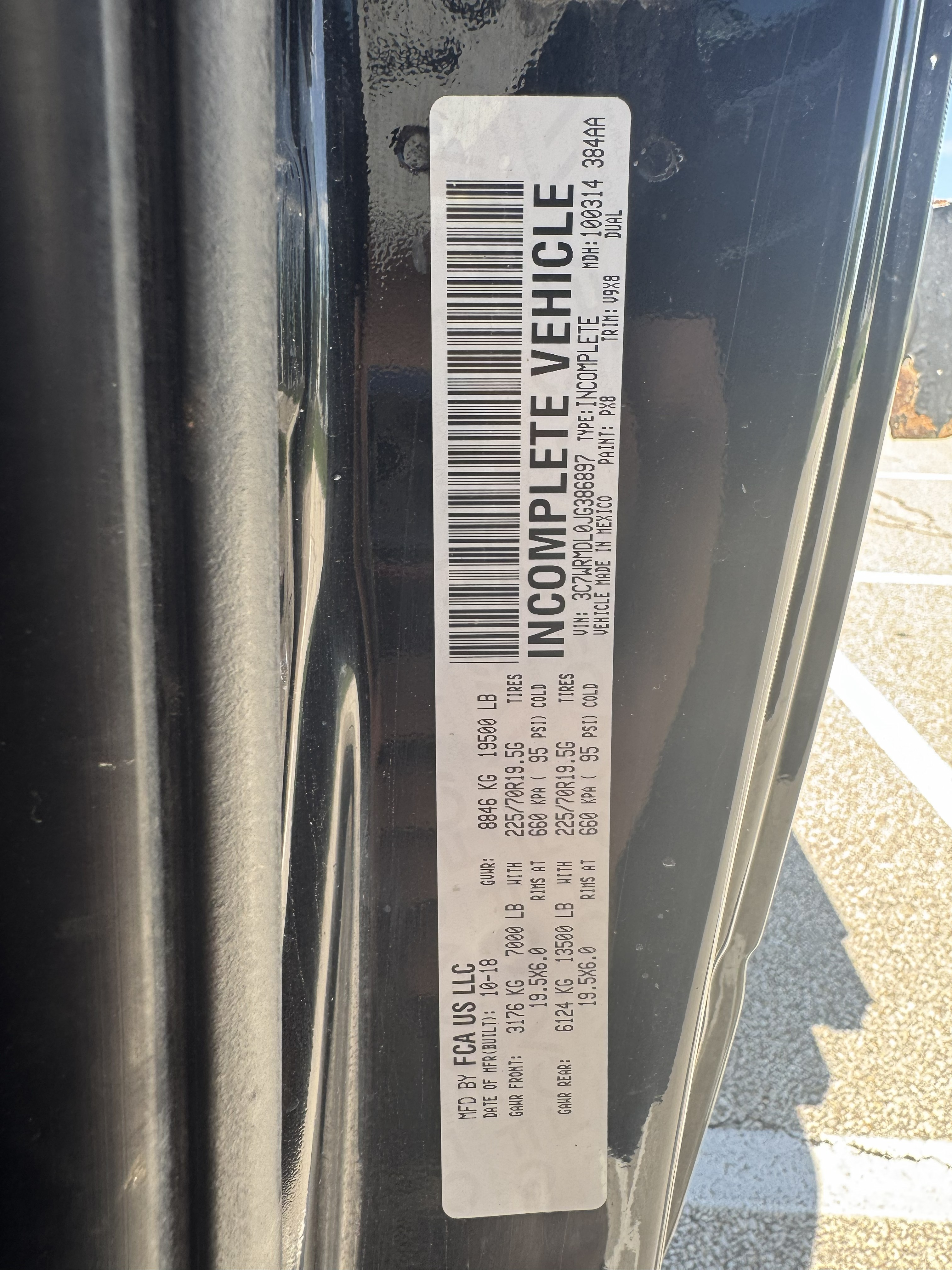 2018 Ram 5500 Black