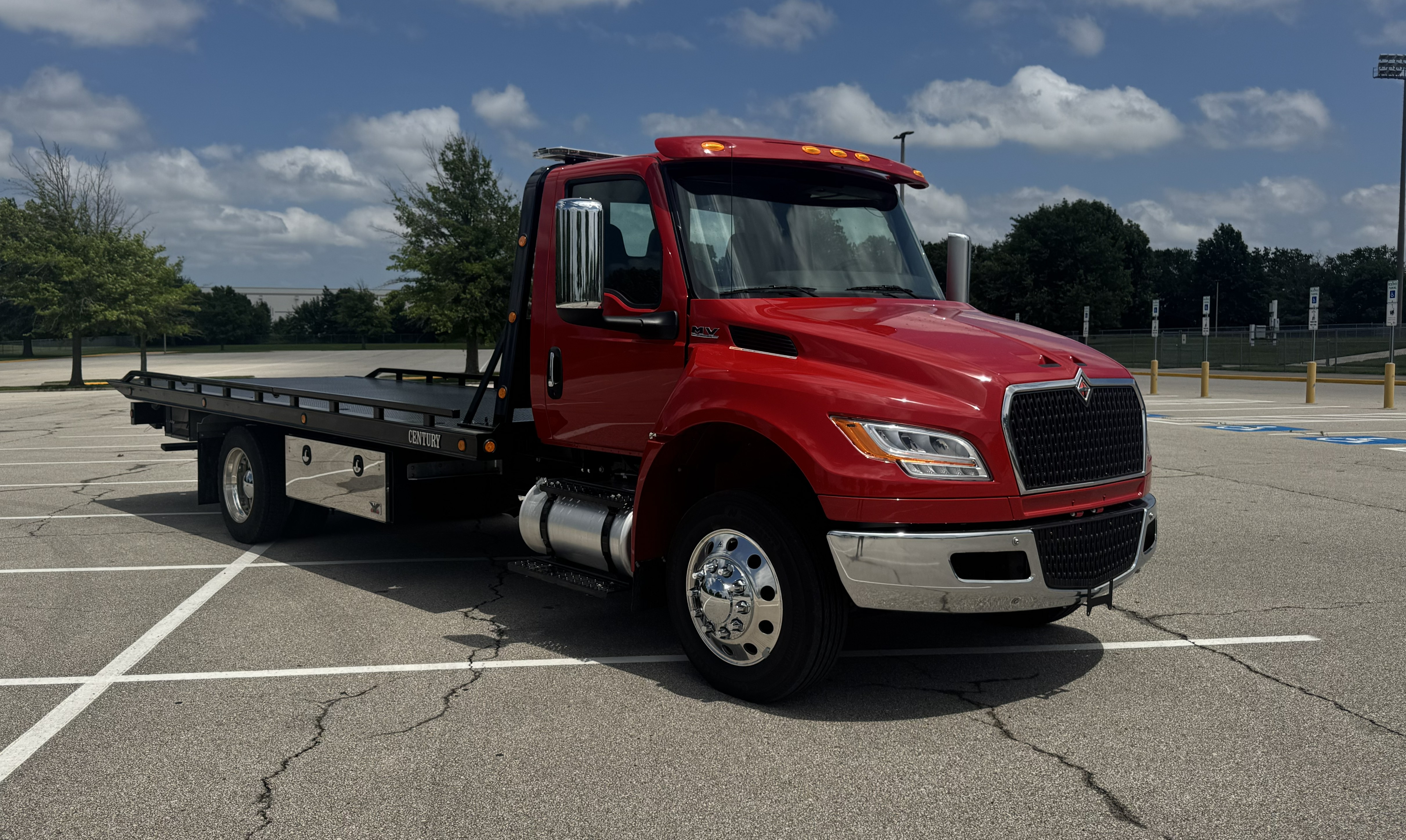 2025 International MV Red